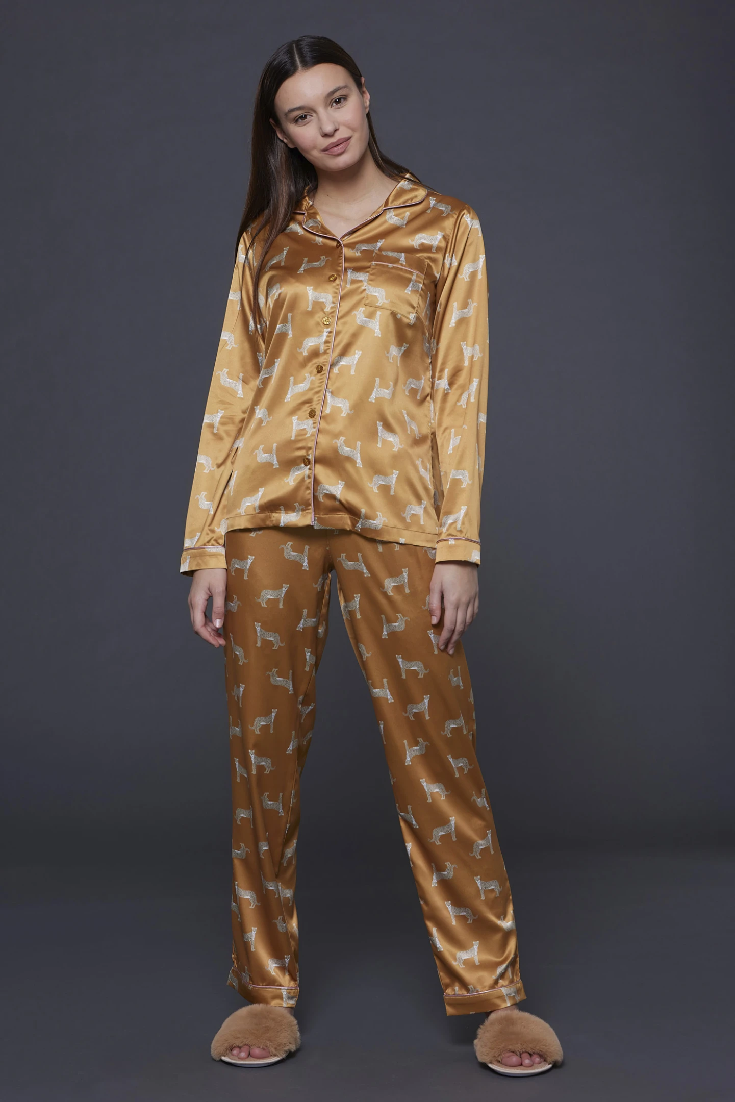 Pigiama donna raso macchia