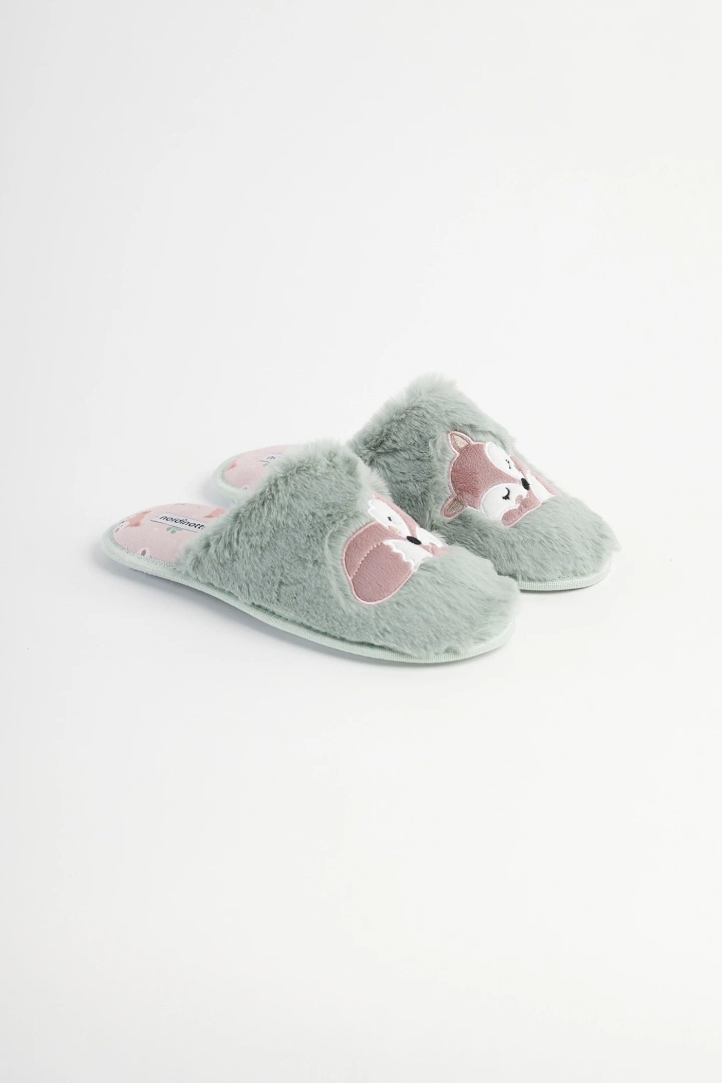 Pantofola donna fox in coral
