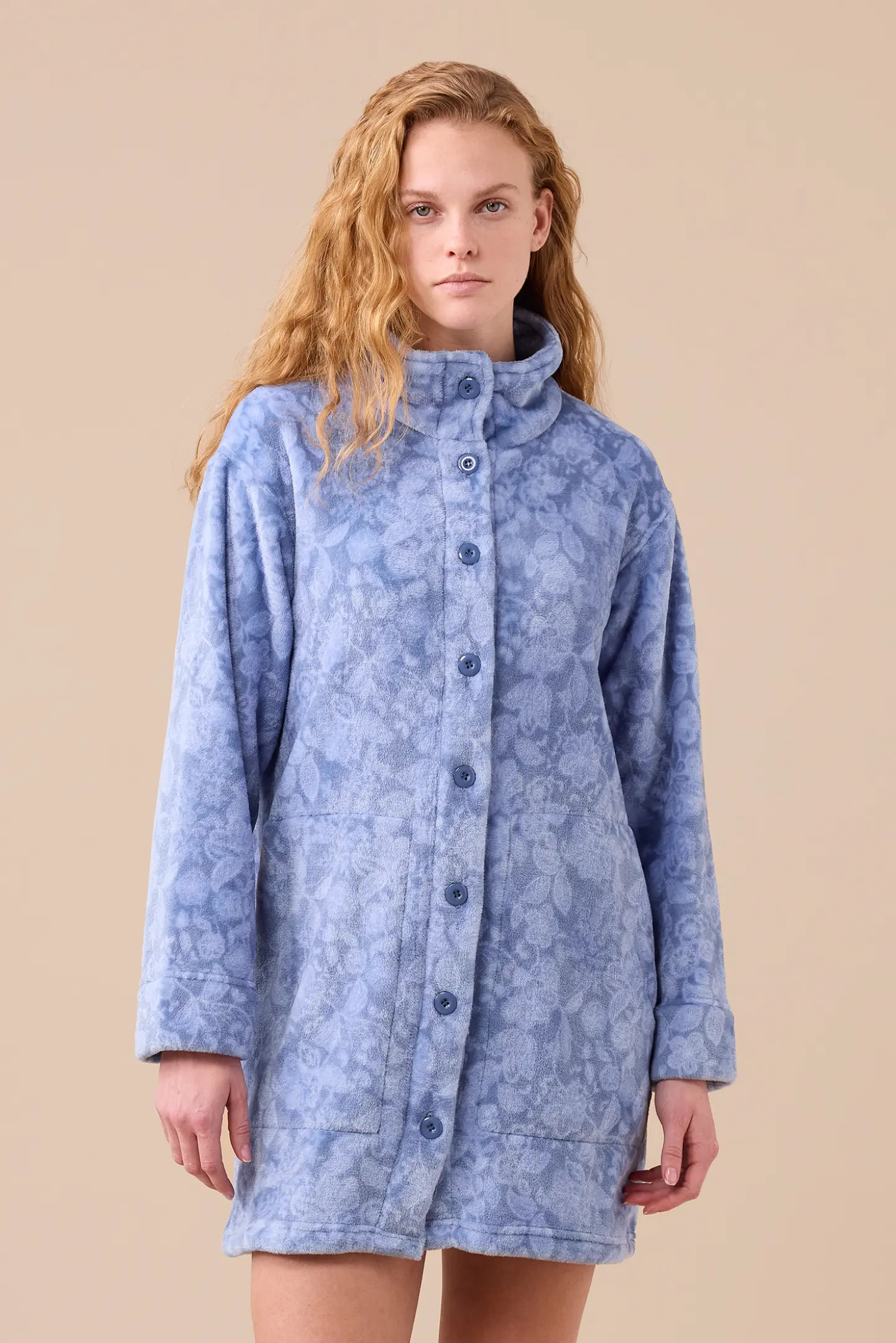 Vestaglia donna invernale in coral articolo flory