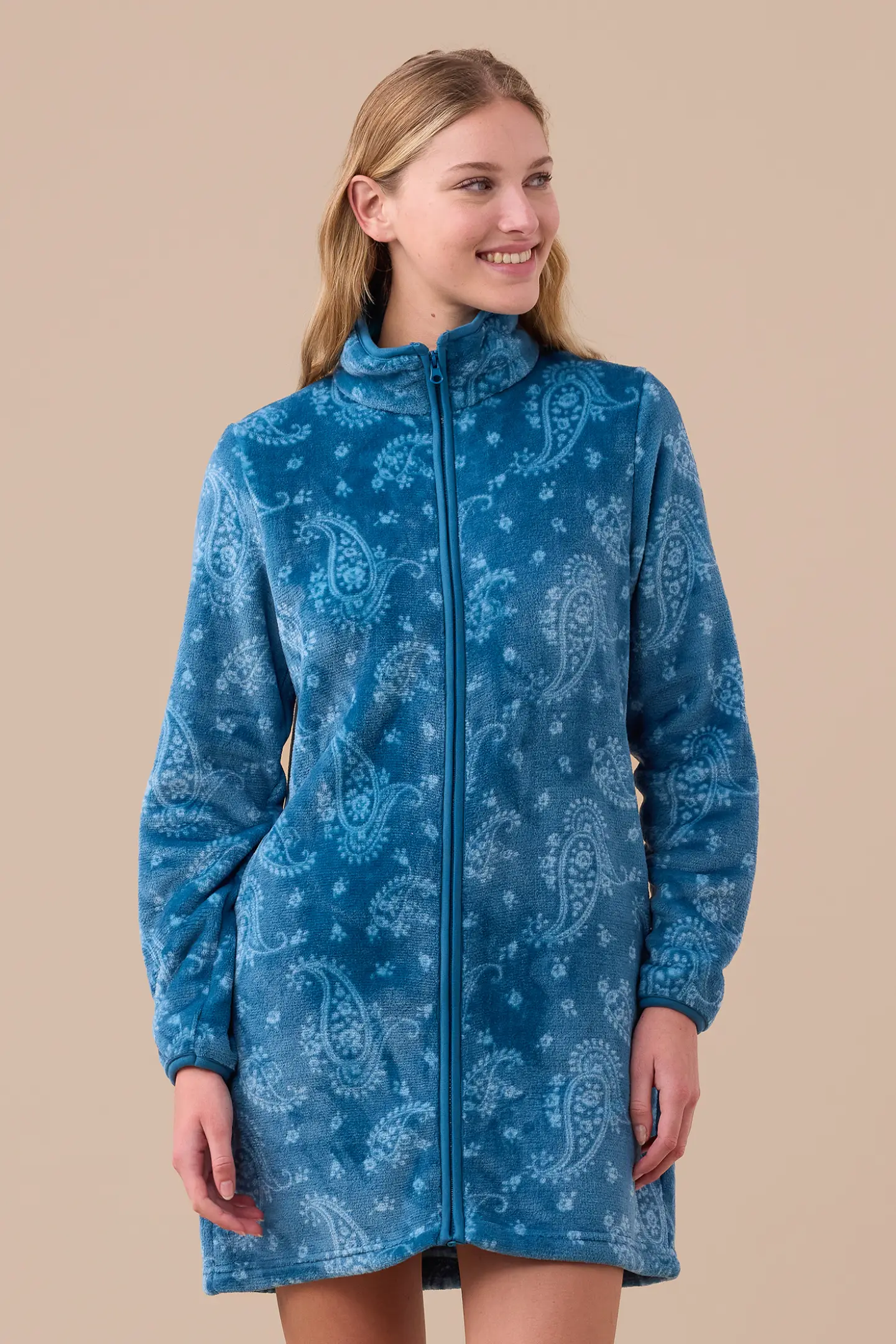 Vestaglia donna coral articolo cachemire.