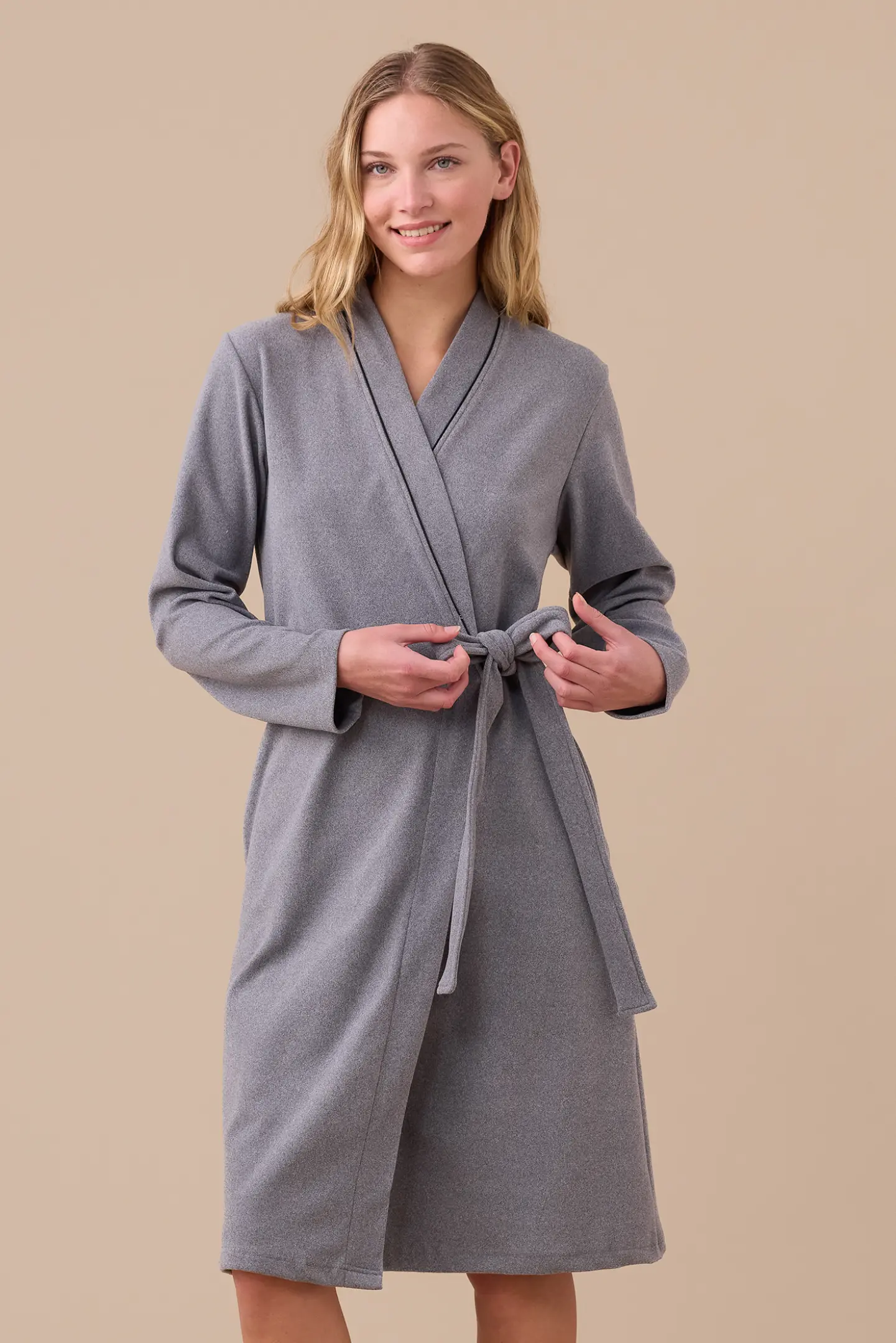 Vestaglia donna micropile soft-touch articolo easy