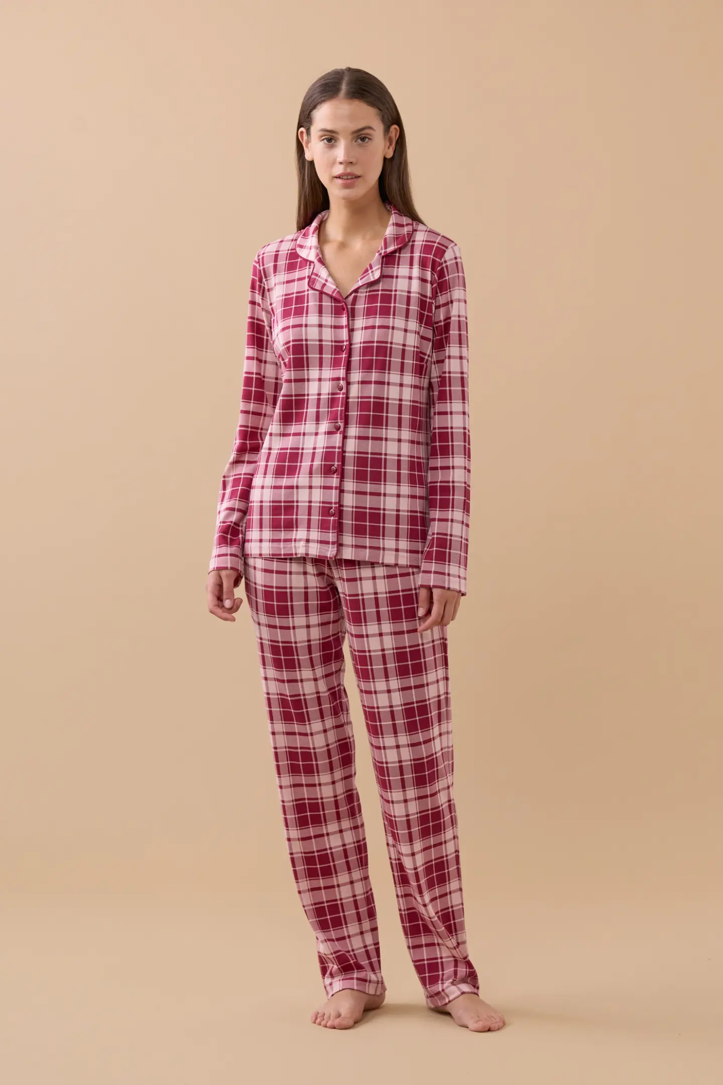 Pigiama donna caldo cotone articolo scotty