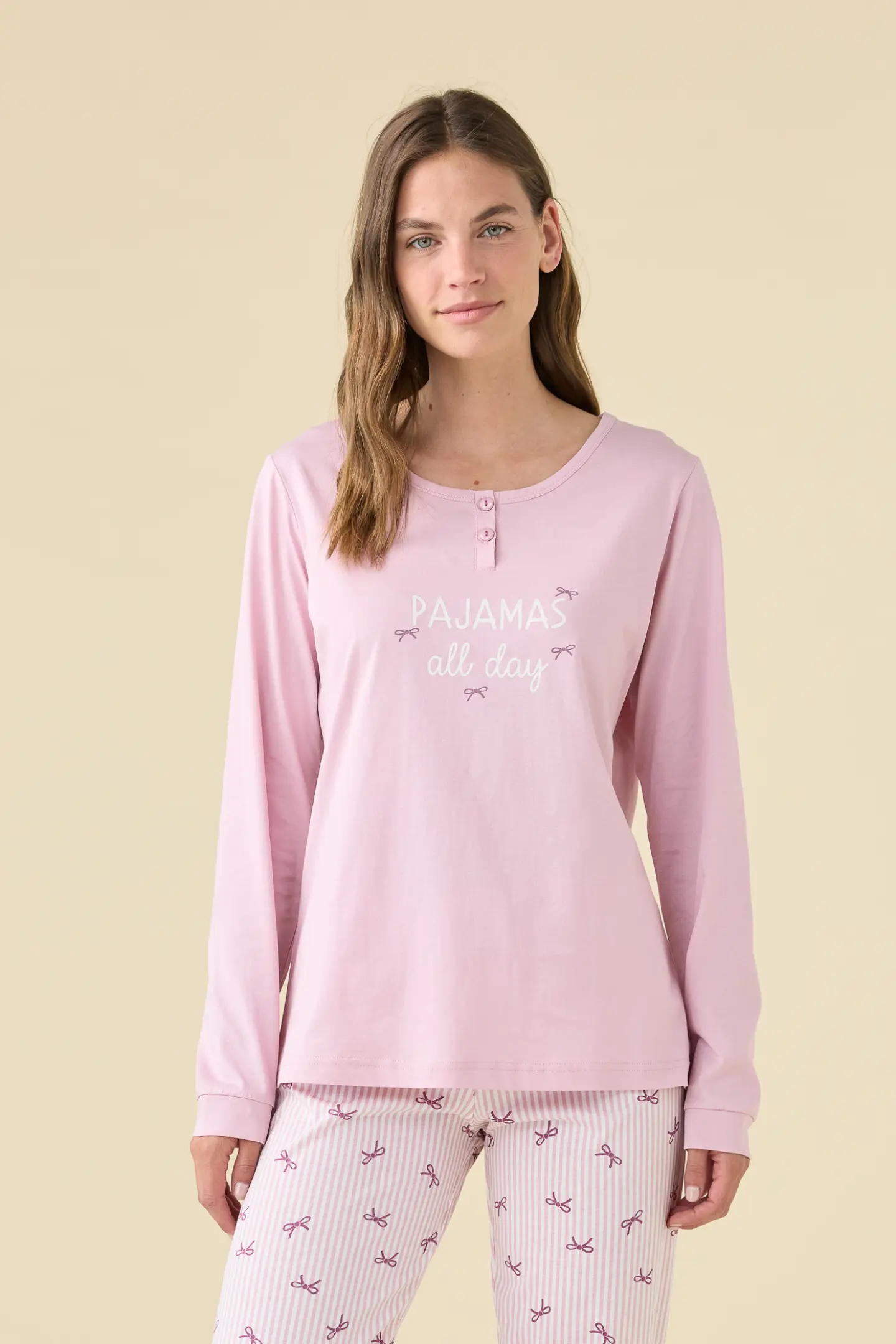 Pigiama donna estivo in cotone articolo stripes.