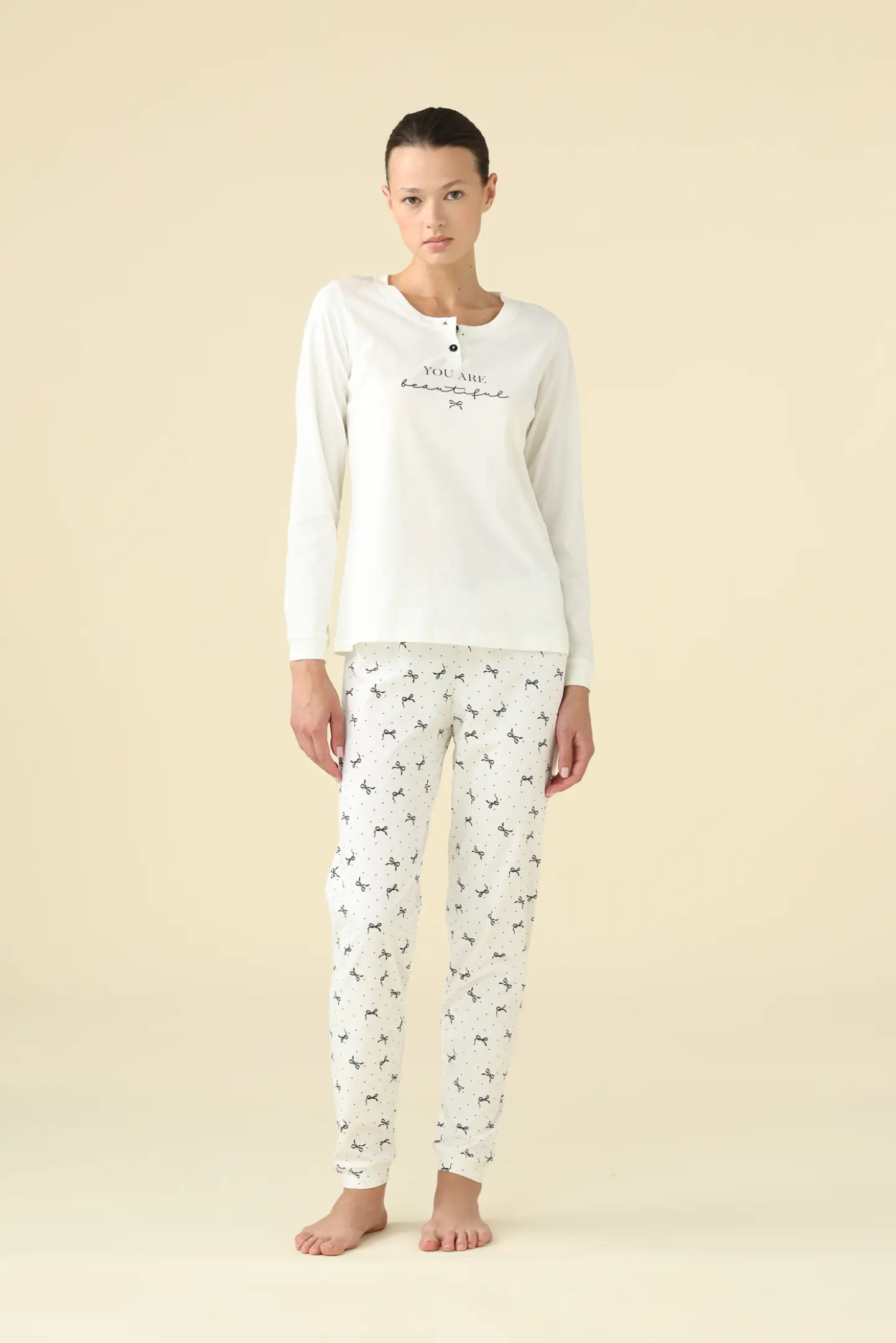 Pigiama donna estivo in cotone articolo cherie.