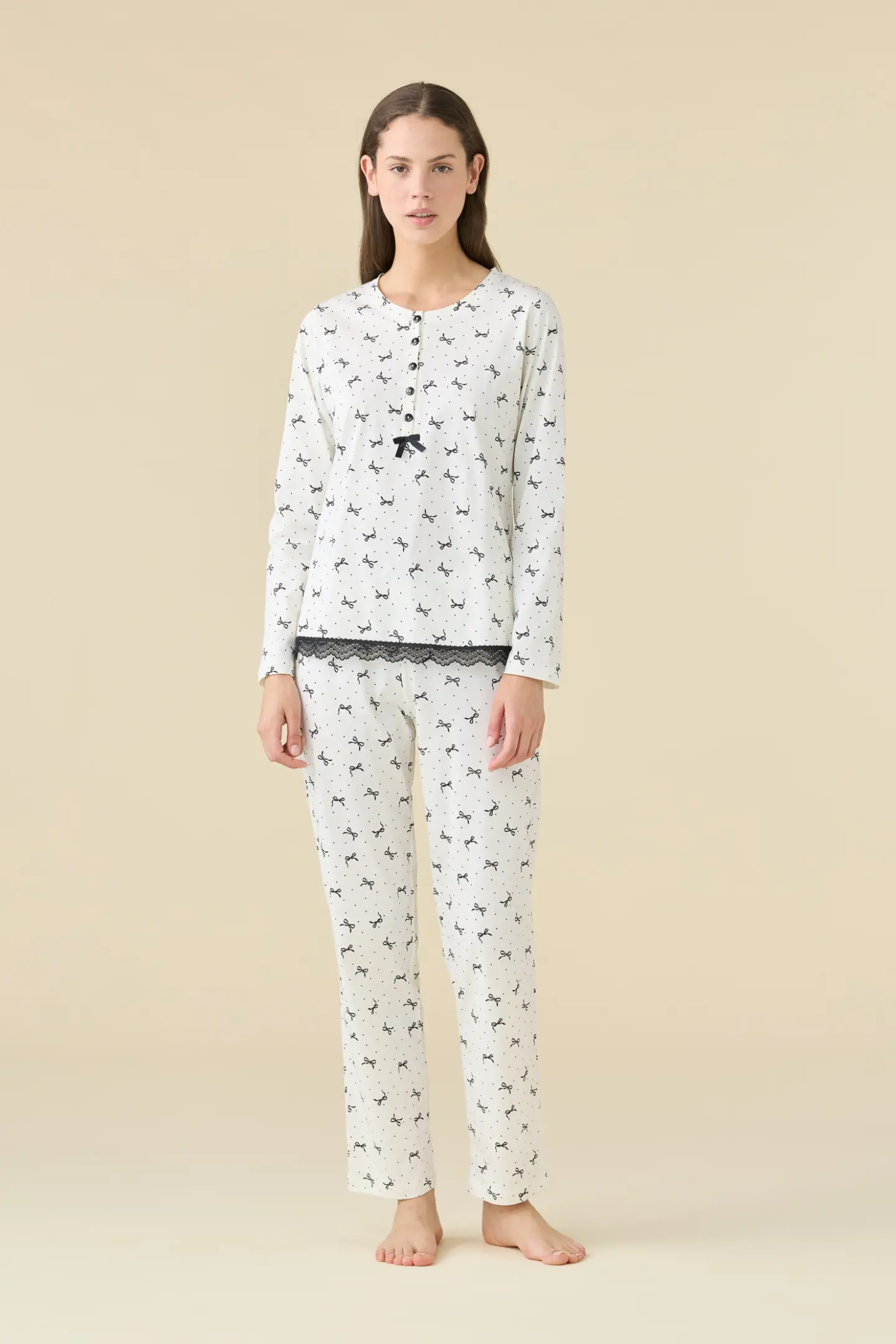 Pigiama donna estivo in cotone articolo cherie.