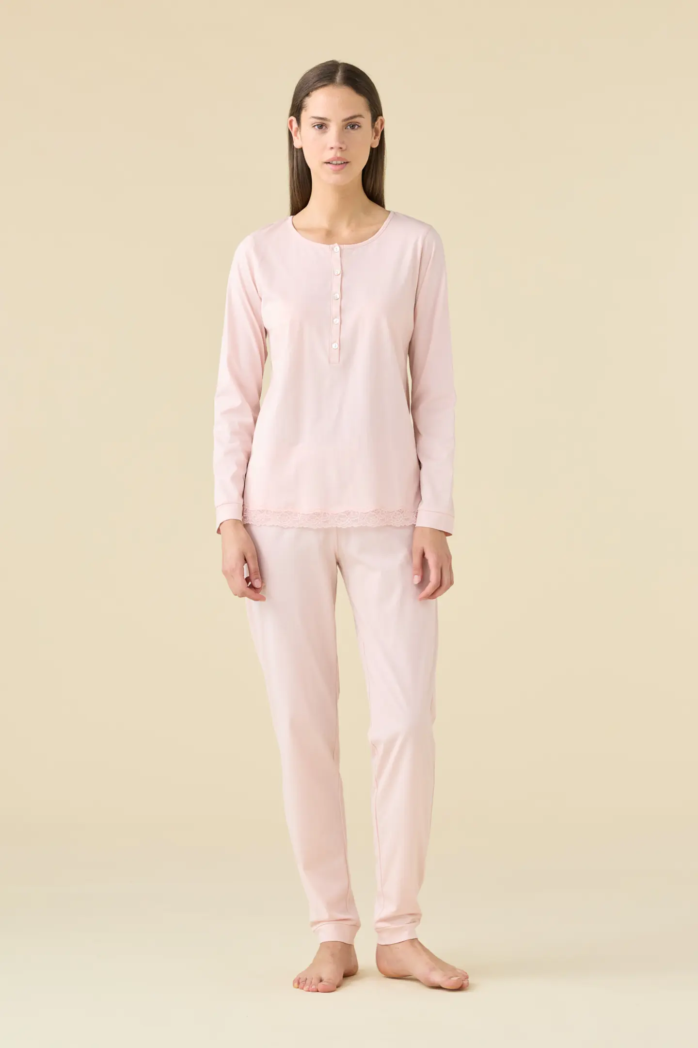 Pigiama donna estivo in cotone articolo essential.