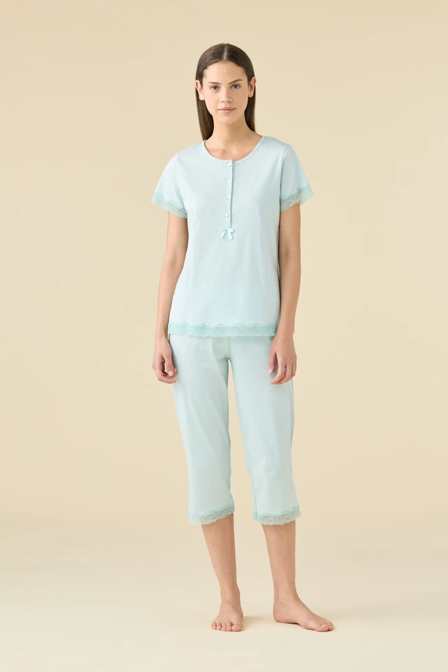 Pigiama donna estivo in cotone articolo essential