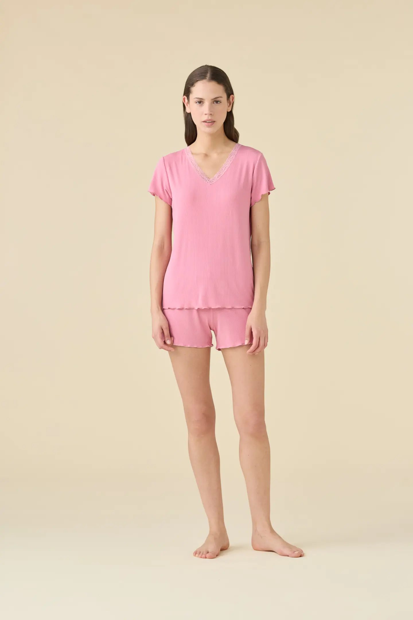 Pigiama donna in costina articolo cozy flair