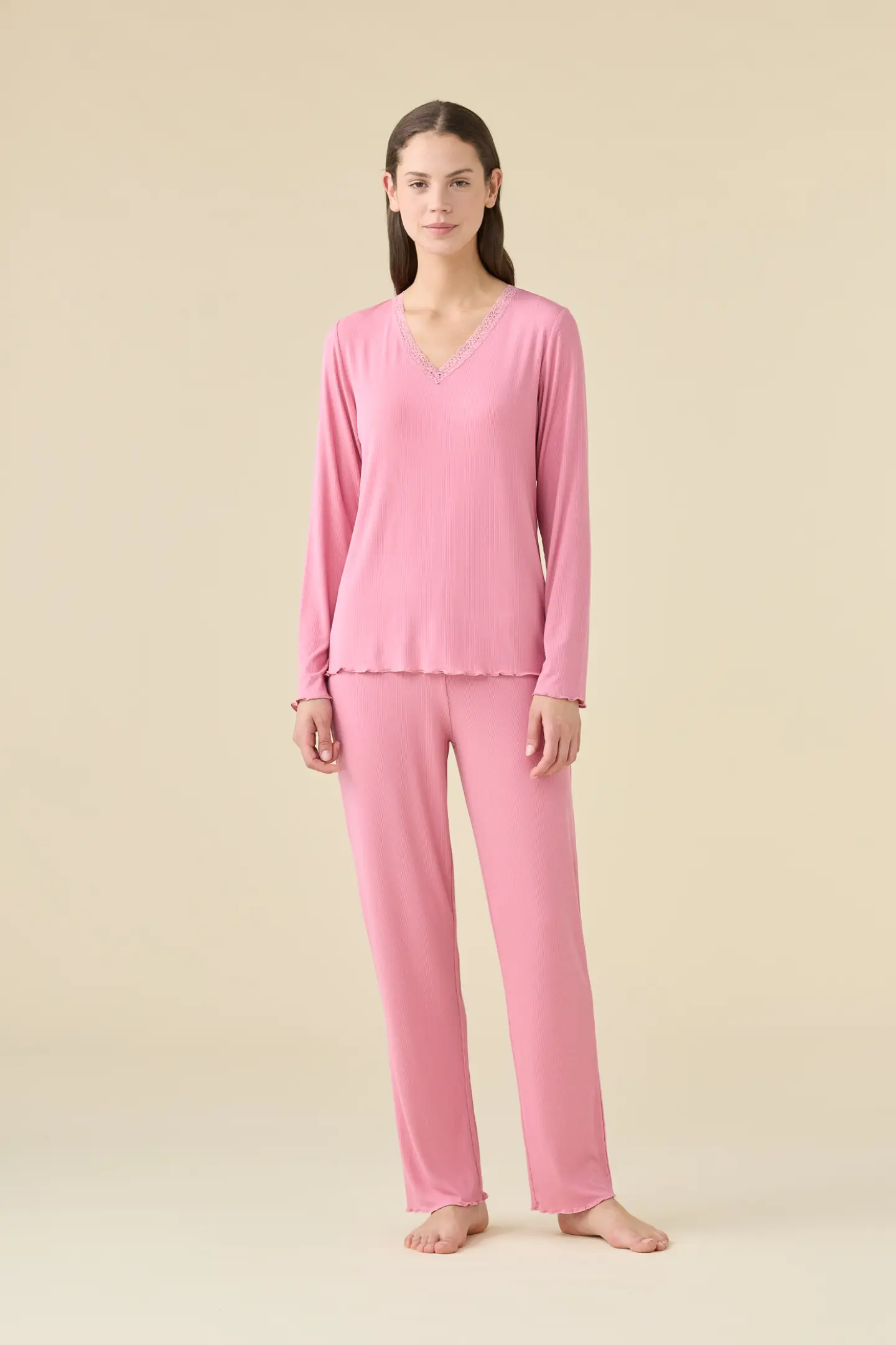 Pigiama donna in costina articolo cozy flair