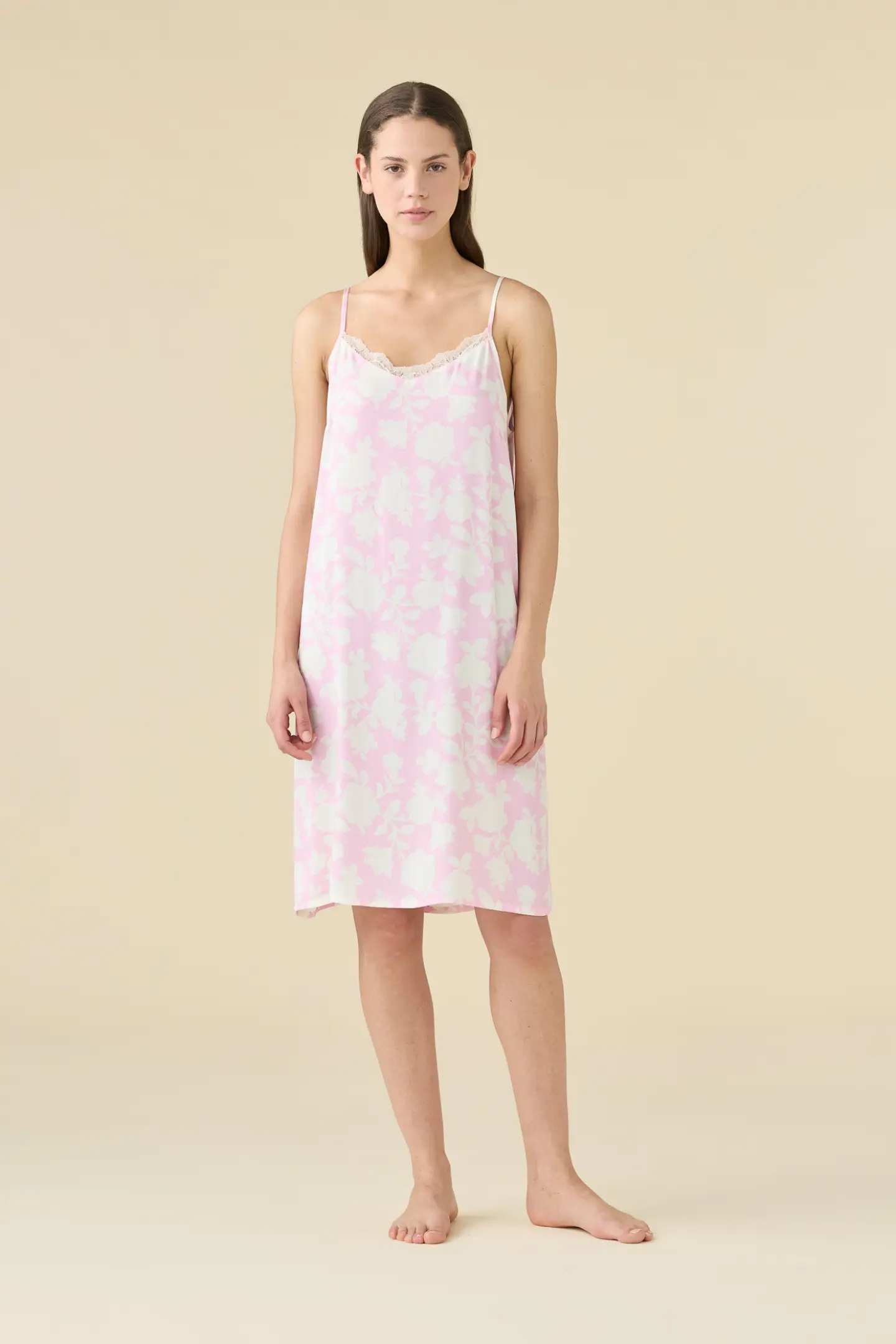 Normann Copenhagen Camicia Da Notte Donna - Maniche Lunghe Con Bottoni, Cotone E Poliestere