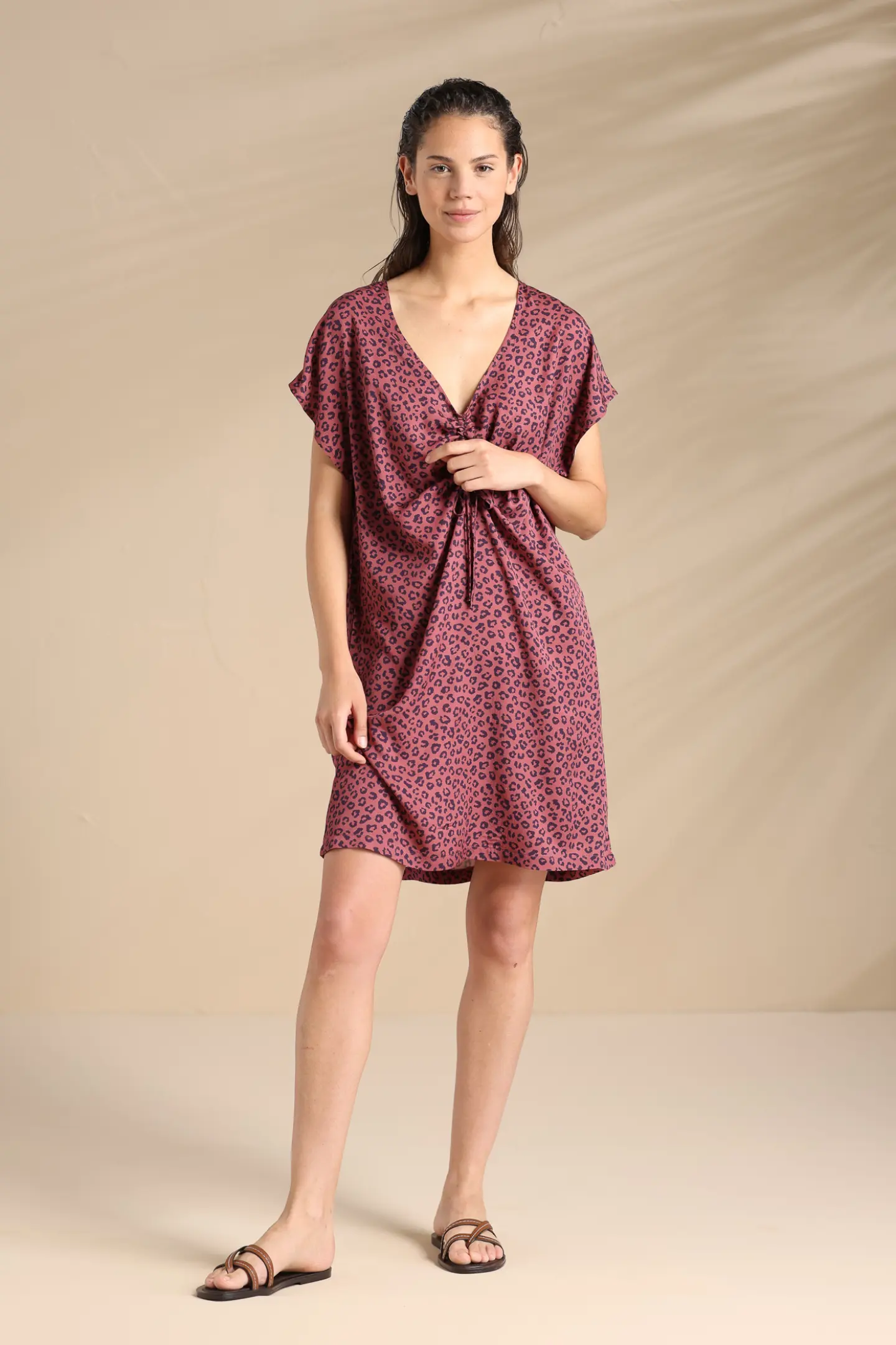 Abito Caftano Da Spiaggia Donna Con Cardigan - Leggero, In Poliestere, Taglia Unica, Bordo Nero