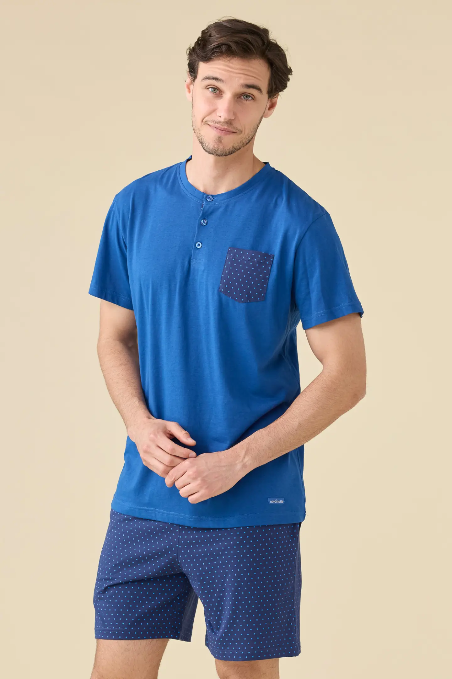 Pigiama Uomo Estivo In Cotone Lscillator – Manica Lunga, Set Da Notte E Loungewear