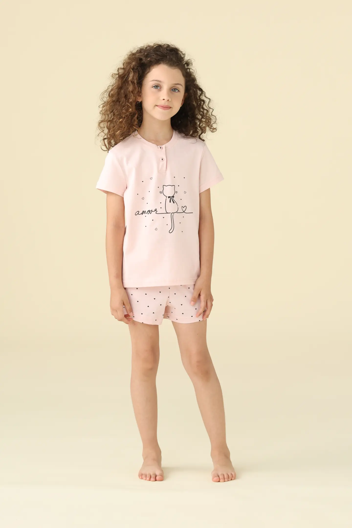 Pigiama bambina/ragazza Crab Happy People in Cotone 5650 K020