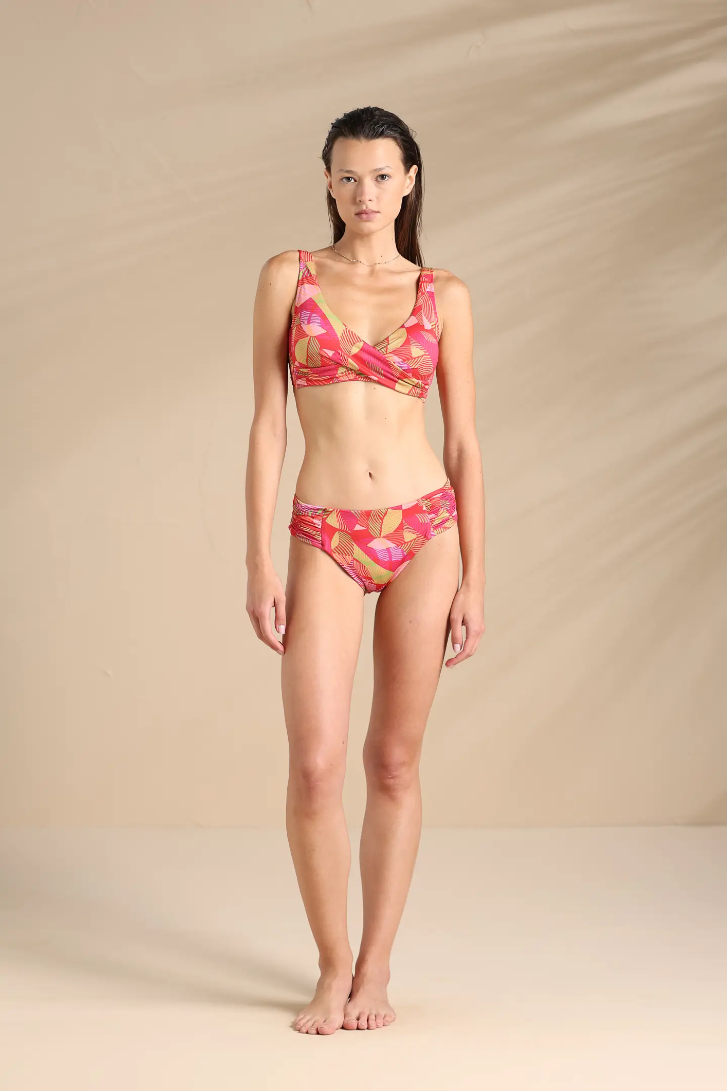 Costume mare donna due pezzi articolo colorful.