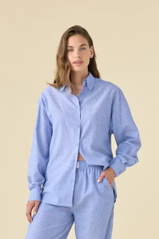Set pigiama da donna con lupo con luna piena, stampa morbida